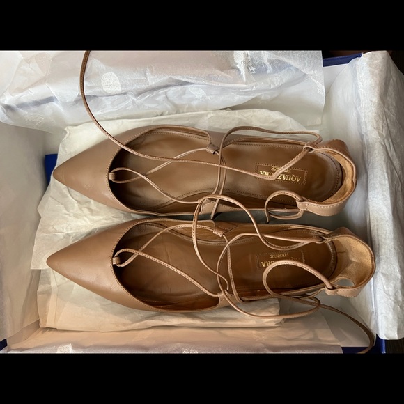 Aquazzura Christy flat （sold） - Picture 1 of 7